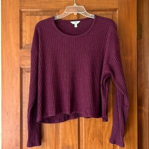 Ribbed crop top